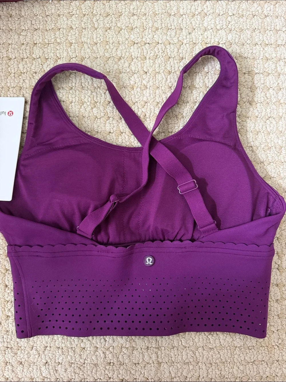 lululemon Ventilated Tennis Tank - Purple